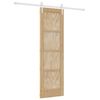 vidaXL Ușă glisantă ORKDAL Natural și Alb 61 x 198,5 cm