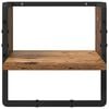 vidaXL Set rafturi de perete cu raft 6 pcs Lemn Vechi 100 x 25 x 30 cm