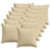 vidaXL Husă pentru pernă 12 buc. HOUTEN Gri Verde 50 x 50 cm cord