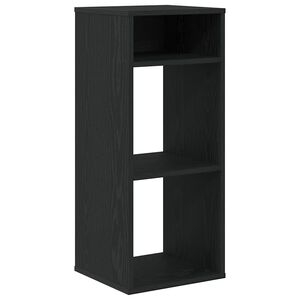vidaXL Bibliotecă, negru, 34x31x80 cm, lemn prelucrat