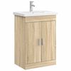 vidaXL Set de mobilier pentru baie Stejar Sonoma 61 x 40 x 84,5 cm