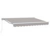 vidaXL Copertină retractabilă manuală Gri deschis 3 x 2,5 m