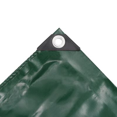 vidaXL Prelată, verde, 1,5 x 6 m, 650 g / m²