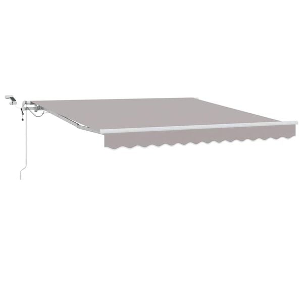 vidaXL Cortina Retractabilă Gri deschis 300 x 250 cm