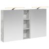 vidaXL Set dulap baie 3 buc. 120 x 14,5 x 70 cm Lemn prelucrat