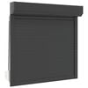 vidaXL Obturator rulant Antracit 100 x 100 cm Aluminiu și Poliuretan