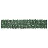 vidaXL Paravan de balcon, frunze verde &icirc;nchis, 400x75 cm