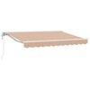 vidaXL Cort electric retractabil Portocaliu, Gri, Albastru, Alb