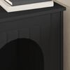 vidaXL Casa pentru pisici Negru 53 x 52 x 62 cm Lemn compozit