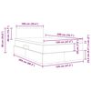 vidaXL Pat cu saltea și spațiu de depozitare Gri &icirc;nchis 120 x 200 cm