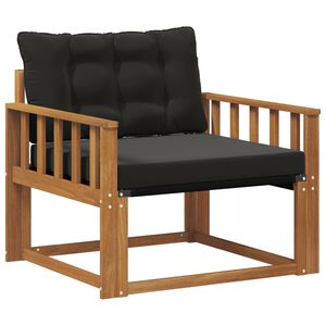 vidaXL Set de canapele de exterior Lemn solid de Acacia și Textilene