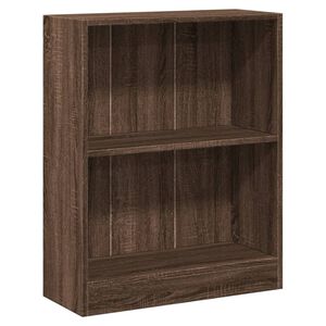 vidaXL Bibliotecă, stejar maro, 60x24x76 cm, lemn prelucrat