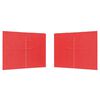 vidaXL Perete lateral pentru cort de petrecere 2 pcs Roșu 300 x 195 cm