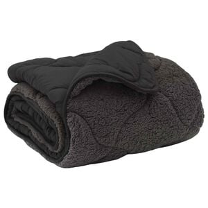vidaXL Duvet de iarnă 135 x 200 cm Iarnă Antracit Respirabil