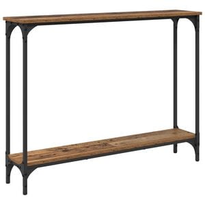 vidaXL Masă de consolă Lemn Vechi 100 x 22,5 x 75 cm Lemn compozit