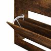 vidaXL Pantofar, stejar fumuriu, 63x24x81 cm, lemn compozit