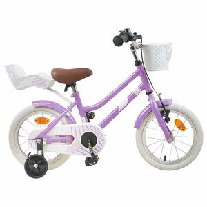 vidaXL Bicicletă pentru Copii 14 Inci pentru 3-5 ani Violet