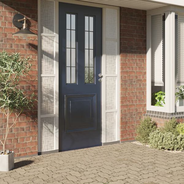 vidaXL Folie fereastră mată, model stele, 45x500 cm, PVC