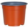 vidaXL Ghiveci rotund pentru flori 50 buc. Terracota &Oslash; 10 x 8 cm