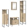 vidaXL Set de mobilier pentru baie 4 buc. Stejar Sonoma