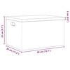 vidaXL Cutie din lemn cu capac 40x30x23 cm din lemn masiv de pin