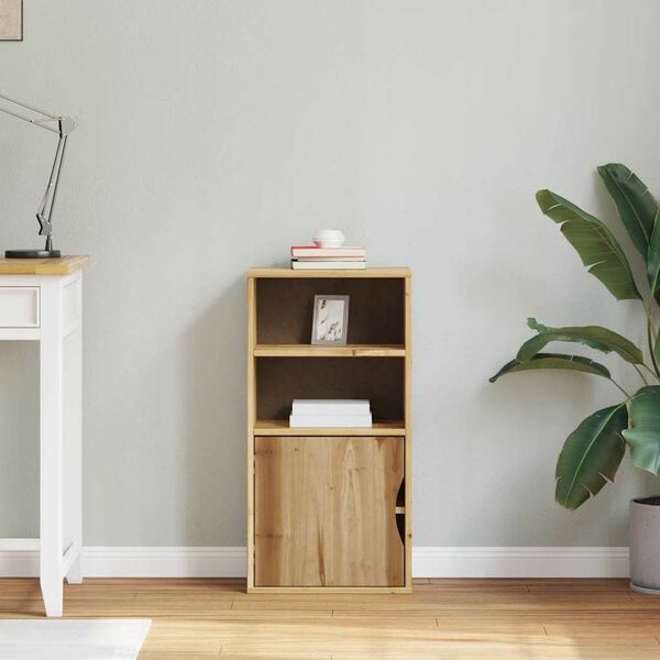 vidaXL Dulap lateral „ODDA” 40x24x79 cm din lemn masiv de pin