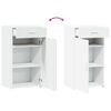 vidaXL Dulap, alb, 50x42,5x93 cm, lemn prelucrat