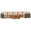 vidaXL Set de canapele de exterior 6 pcs natural 79 x 79 x 37 cm