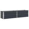 vidaXL Jardinieră Antracit 195 x 50 x 45 cm Oțel Galvanizat