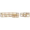 vidaXL Set de canapele de exterior 7 pcs Alb