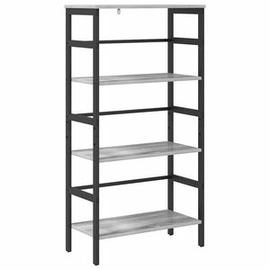 vidaXL Raft pentru cărți 3 niveluri 60 x 29,5 x 115 cm Lemn prelucrat