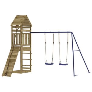 vidaXL Set de joacă pentru exterior, lemn de pin impregnat