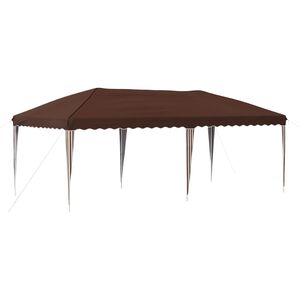vidaXL Cort de Petrecere Pop-up 575 x 290 x 245 cm Maro