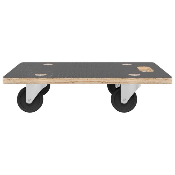 vidaXL Cărucioare transport 2 buc dreptunghiulare 80x55x11,5 cm 250 kg