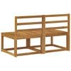 vidaXL 2 Bucată Canapea Medie pentru Exterior Lemn Solid de Acacia