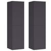 vidaXL Comode TV, 2 buc., gri, 30,5x30x110 cm, lemn prelucrat