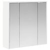 vidaXL Dulap cu oglindă pentru baie Alb 63,5 x 16 x 62,5 cm
