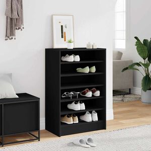 vidaXL Pantofar, negru, 60x35x92 cm, PAL