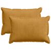 vidaXL Husă pentru pernă 2 buc. HOUTEN Galben 30 x 50 cm cord