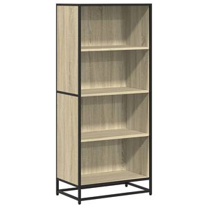 vidaXL Bibliotecă, stejar sonoma, 60x35x139 cm, lemn prelucrat