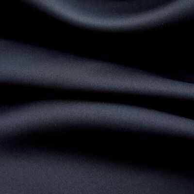 vidaXL Draperii opace cu inele metalice, 2 buc., negru, 140 x 225 cm