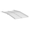 vidaXL Rampă pentru scaunul cu rotile 270 kg Argintiu 270 kg Aluminiu