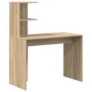 vidaXL Birou Stejar Sonoma 102 x 50 x 124 cm Lemn prelucrat