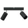 vidaXL Spot de tavan Negru 26 x 6 x 16 cm Metal