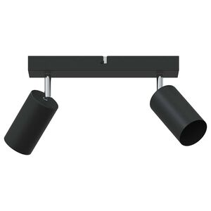 vidaXL Spot de tavan Negru 26 x 6 x 16 cm Metal