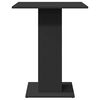 vidaXL Masă de bistro, negru, 60 x 60 x 75 cm, lemn prelucrat