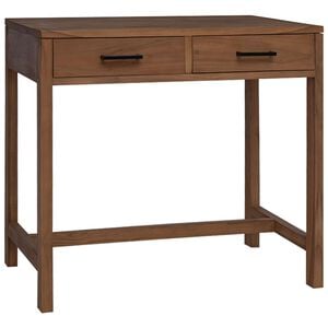 vidaXL Birou cu Sertare natural Lemn solid de tec 80 x 50 x 75 cm