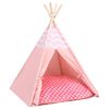 vidaXL Cort de pisici tipi cu sac coajă piersică, 60x60x70 cm, roz
