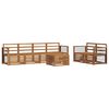 vidaXL Seturi de canapele 7 pcs natural Lemn Solid de Acacia