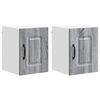 vidaXL Panou mașină de spălat vase Kalmar 2 pcs Gri Sonoma
